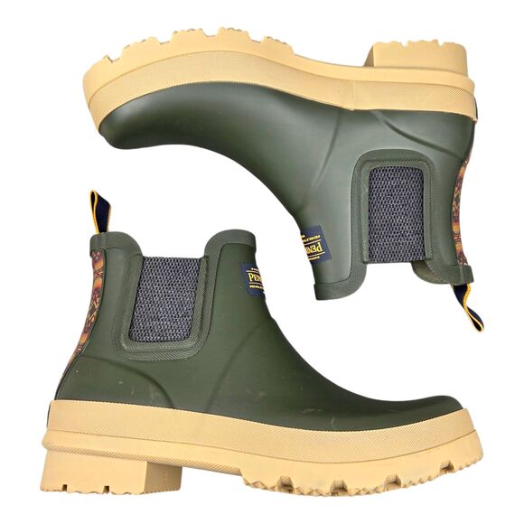 Pendleton Trapper Peak Chelsea Rain Boots Green Ankle Pull On Mens Size US 8 main image 7